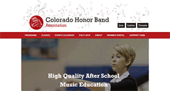 Desktop Screenshot of cohonorband.org